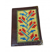 Notepad genuine leather with embroidery