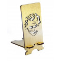 Stand for phone "Joker" from a natural wood