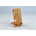 Stand for phone "Adrey Hepburn" from a natural wood