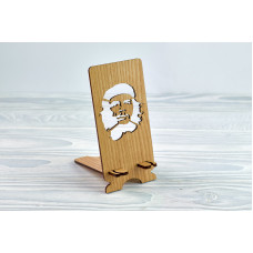 Stand for phone "Ernesto Che Guevara" from a natural wood