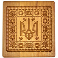 Gingerbread board Coat of arms - wooden ornament size 13 * 13 * 2 cm. Mold for molding gingerbread