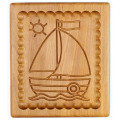 Gingerbread board wooden Boat size 15*15*2cm. Mold for molding gingerbread