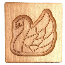 Gingerbread board Fairy swan wooden size 14*13*2cm. Mold for molding gingerbread