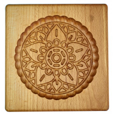 Gingerbread board Pattern No. 5 Astra wooden size 14 * 13 * 2cm. Mold for molding gingerbread