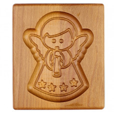 Gingerbread board Angel with a flute 13 * 15 * 2 cm for the formation of a printed gingerbread.