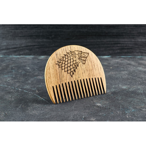 Wooden beard comb "Game of Thrones "
