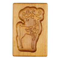Gingerbread board Fairy deer 10 * 15 * 2cm for forming a printed gingerbread.