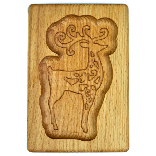 Gingerbread board Fairy deer 10 * 15 * 2cm for forming a printed gingerbread.