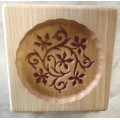 Gingerbread board Pattern No. 4 Grape leaves wooden size 14 * 13 * 2cm. Mold for molding gingerbread