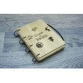 Notepad A6 "The game of thrones" made of natural wood on rings. Notebook. Album for drawing. A diary.