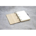 Notepad A6 " Mandala 2" made of natural wood on rings. Notebook. Album for drawing. A diary. Sketchbook