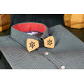 Bow tie "Helm" made of natural wood