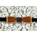 Bow tie "Petal" made of natural wood with veneer