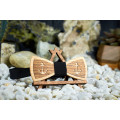 Bow tie "Achor" made of natural wood with veneer