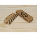 Comb of natural wood " Knuckles" in a holder for beard and hair