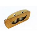 Comb of natural wood "Mustache" in a holder for beard and hair