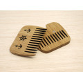 Wooden comb for beard "Sea Motif" with magnets