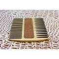  Wooden comb for a beard "Double" with a veneer