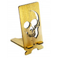 Stand for phone "Scull" from a natural wood