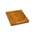 Gingerbread board Pattern No. 16 Chamomile wooden size 16 * 15 * 2 cm. Mold for molding gingerbread