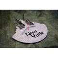 Wall clock "New York city"  30 cm in diameter.  