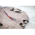 Wall clock with arabic numerals 30 cm in diameter.  