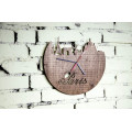 Wall clock "Paris" 30 cm in diameter.  