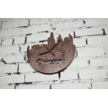 Wall clock "Chicago" 30 cm in diameter.  