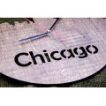 Wall clock "Chicago" 30 cm in diameter.  