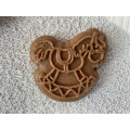  Gingerbread board Horse 10 * 10 * 2cm for forming a printed gingerbread.