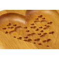  Gingerbread board Hearts in a heart 10 * 10 * 2cm for forming a printed gingerbread.