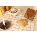  Gingerbread board Hearts in a heart 10 * 10 * 2cm for forming a printed gingerbread.