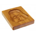 Gingerbread board Darth Vader 10 * 12 * 2cm  for forming a printed gingerbread.