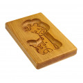 Gingerbread board wooden Giraffe size 10*15*2cm. Mold for molding gingerbread