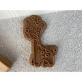 Gingerbread board wooden Giraffe size 10*15*2cm. Mold for molding gingerbread