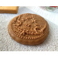  Gingerbread board Christmas 15 * 15 * 2cm for forming a printed gingerbread.