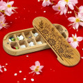 Wooden Weekly Pill Organizer – 14 Compartments for Pills & Vitamins, Sunflower Wooden Weekly Pill Organizer – 14 Compartments for Pills & Vitamins, Sunflower