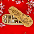 Double wooden tablet holder, Astra, organizer for tablets and vitamins Double wooden tablet holder, Astra, organizer for tablets and vitamins