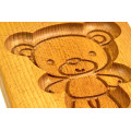 Gingerbread board Bear wooden size 16 * 13 * 2cm. Mold for molding gingerbread