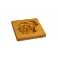 Gingerbread board Turtle wooden size 14 * 13 * 2cm. Mold for molding gingerbread