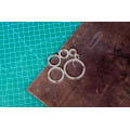 Pattern №19 70*60 mm 6 stainless steel circles