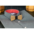 Men's bow tie Classic walnut neck shirt