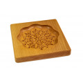 Gingerbread board Pattern No. 7 Snow pattern wooden size 14 * 13 * 2cm. Mold for molding gingerbread