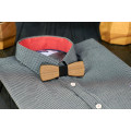 Men's bow tie Classic slim walnut neck shirt