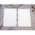 Notebook A5 Calendar (Cyrillic) Light plywood on rings, 60 sheets, A5
