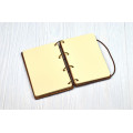 Notebook A6 No. Star Warriors "made of plywood Dark on rings, 60 sheets