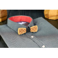 Tie butterfly veneered Polka dot inversion on the neck under the shirts for men