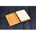Купить Notepad A6  "Anchor prrint" made of natural wood on rings. Notebook. Album for drawing. A diary. Sketchbook  по лучшей цене