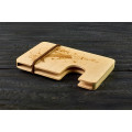Cardholder for bank cards "Fishes"made of natural  wood