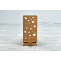 Stand for phone "Stars " from a natural wood